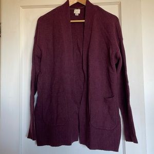 Open front cardigan